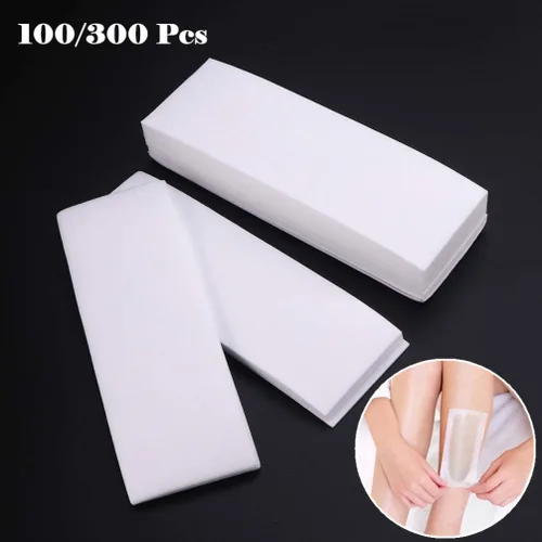 Vista 7 de ROSENICE 100pcs cera tiras papel profesional facial cuerpo depilación depiladora no tejida depiladora