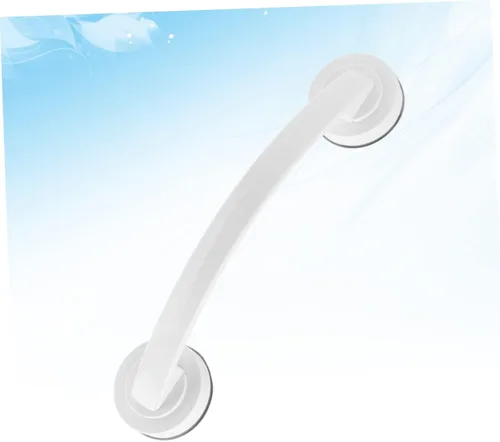 Vista 3 de jojofuny Barra de seguridad montada en la pared para adultos mayores reposabrazos fuerte para baño, ducha e inodoro diseño para áreas húmedas