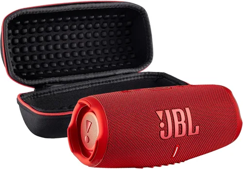 Vista 9 de JBL Altavoz Bluetooth inalámbrico Charge 5 (negro) Audio resistente al agua IP67 para exteriores con graves profundos y tiempo de reproducción