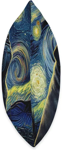 Vista 2 de black Pug Pet Love Fun Almohada de perro con diseño de pug negro en noche estrellada, 16 x 16 pulgadas, multicolor