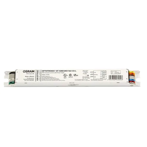 Vista 2 de Osram 57439 Optotronic 50W 120/277V AC 50/60Hz Corriente constante no regulable LED Driver OT 50W/UNV/1A4 CS L