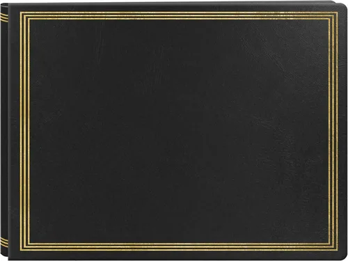 Vista 5 de Pioneer Post-bound Deluxe - Álbum magnético de cuero sintético en caja, color negro