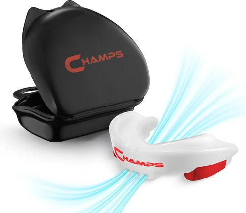 Vista 8 de Champs MMA Protector Bucal Transpirable para Boxeo, MMA, Jiu Jitsu, Muay Thai, Lucha Libre y Deportes de Combate – Diseño de Fácil Ajuste, Hervir