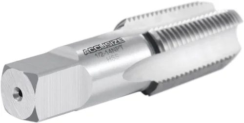 Vista 6 de Accusize - Grifo de tubo cónico HSS de 1/2"-14 - NPT, NPT-12