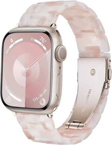 Vista 21 de Compatible con Apple Watch Band de 1.614 in, 1.575 in, 1.496 in o 1.929 in, 1.772 in, 1.732 in, 1.654 in, correa de repuesto de resina ligera