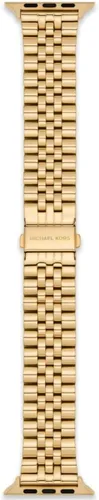 Vista 14 de Michael Kors Correa para Apple Watch; Correas de reloj inteligente de acero inoxidable para mujer; Compatible con Apple Watch 38mm, 40mm, 41mm