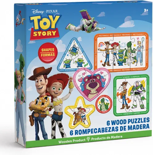 Vista 7 de MasterPieces Disney Cars - Rompecabezas de madera con forma de 6