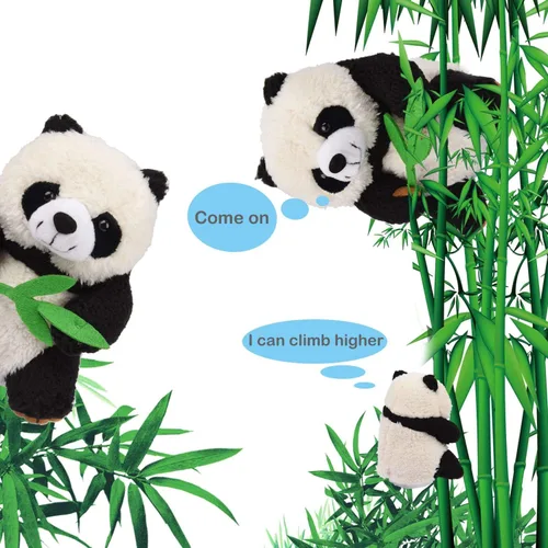 Vista 7 de Panda Parlante, Repite Lo Que Dices Juguete de Peluche Animal Compañero Panda para Niños y Niñas Regalo Infantil
