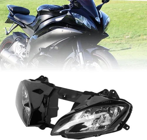 Vista 18 de Ensamble de Faro Delantero de Reemplazo para Motocicleta Compatible con Yamaha FZ6R 2009 2010 2011 FZ6R 09 10 11 FZ-6R