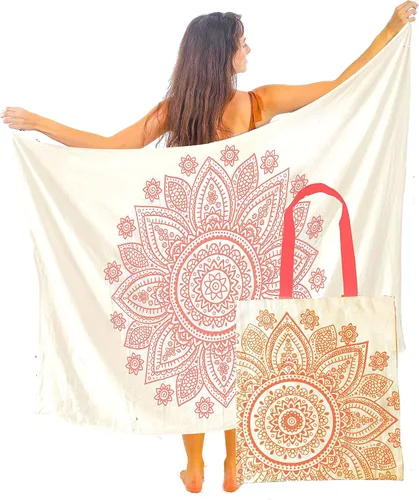 Vista 14 de Boho Chic Pareo - Pareo Mandala - Cubre Traje de Baño Bikini - Vestido de Playa - Envoltura