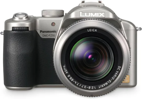 Vista 2 de Panasonic Cámara digital DMC-FZ50 10.1MP con zoom estabilizado de imagen óptica 12x (negro)