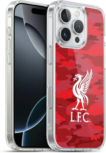 Vista 271 de Head Case Designs Funda de gel con licencia oficial del Liverpool Football Club Away Colourways Crest Camou [protección de grado militar] compatible