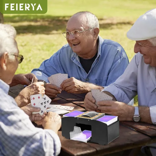 Vista 2 de FEIERYA Automatic Card Shuffler 2/1/4/6 Deck