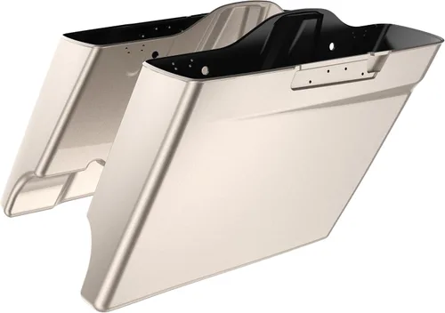 Vista 43 de Alforjas extendidas para Harley Touring Street Glide, Electra Glide, Road Glide 2014-2023 (whisky ámbar)
