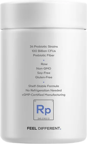 Vista 9 de Codeage Raw Probiotic+ - Suplemento probiótico de 100 mil millones de UFC con 34 cepas, prebióticos y enzimas digestivas, cultivo de kéfir