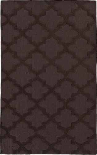 Vista 70 de Alfombra de Área Garland Rug Quatro Negra de 3' x 5' con Diseño de Enrejado Cut-Loop - Suave, Cómoda, Elegante y Económica en un Hermoso Color Negro