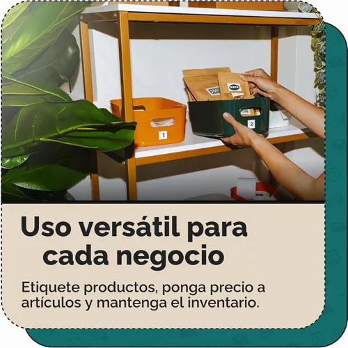 Vista 7 de Aegis Adhesives - Etiquetas térmicas directas de 1 pulgada x ½ pulgada para etiquetas de precio pequeño, dirección de devolución, carpeta