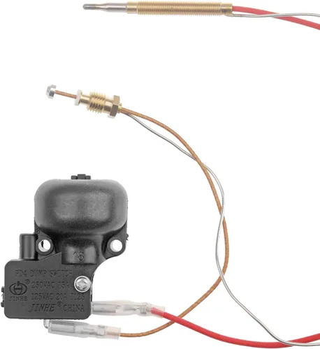 Vista 7 de Sensor de termopar para calentador de patio al aire libre e interruptor de punta, con tuercas de conexión de extremo M8 x 1, rosca de cabeza
