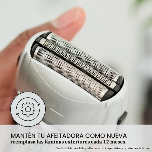 Vista 2 de Panasonic Hoja exterior de repuesto para afeitadora WES9087PC, compatible con afeitadoras ARC3 de 3 cuchillas ES-LL41-K, ES8103S