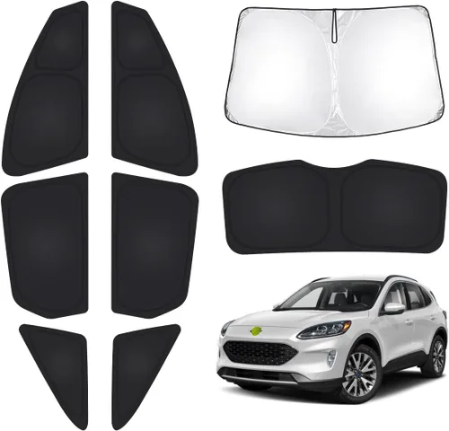 Vista 91 de T TGBROS Parasol para parabrisas para BMW X1 F48 2016 2017 2018 2019 2020 2021 2022 para ventana de automóvil, con bloqueo UV grueso y opaca