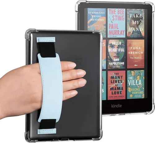 Vista 18 de iDLEHANDS Funda magnética transparente para Kindle Paperwhite de 7" de 12ª generación 2024 y Kindle Colorsoft - con AirBag compatible con iPhone