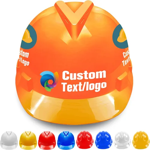 Vista 11 de Cascos de seguridad personalizados para hombres, casco de construcción de logotipo personalizado