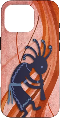 Vista 20 de Native American Kokopelli - Old School 2 - Fan Fun Case for iPhone 17