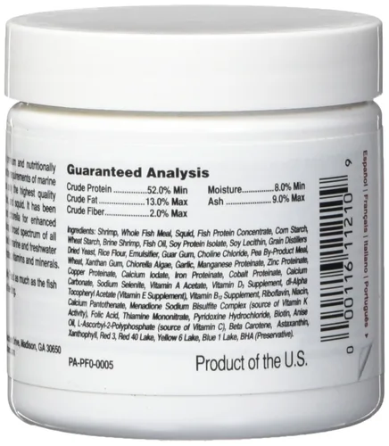 Vista 3 de Seachem Copos de camarones NutriDiet - 0.53 oz/.5oz con probióticos