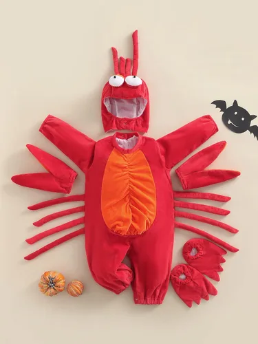 Vista 6 de Disfraz de Halloween para bebé y niña, disfraz de dinosaurio para cosplay, disfraz de animal