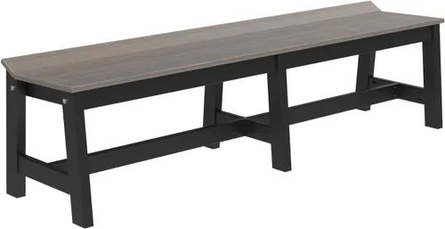 Vista 18 de Furniture Barn USA Poly Lumber - Banco de comedor de 41 pulgadas, caoba antigua multicolor (Antique Mahogany)