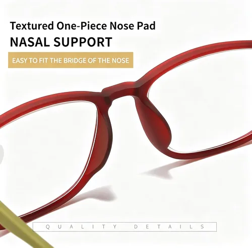 Vista 4 de Gafas de miopía ligeras de moda para hombre y mujer, gafas de distancia miopía Negro