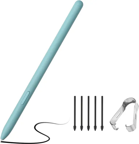Vista 6 de Compatible con Galaxy Tab S6 Lite S Pen Reemplazo Compatible con Samsung Galaxy Tab S6 Lite Stylus Touch S Pen Negro