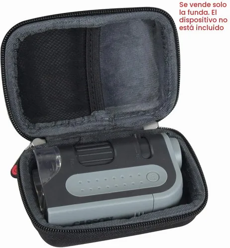 Vista 2 de Hermitshell Estuche rígido de viaje para Carson MicroBrite Plus 60x-120x Power LED iluminado microscopio de bolsillo