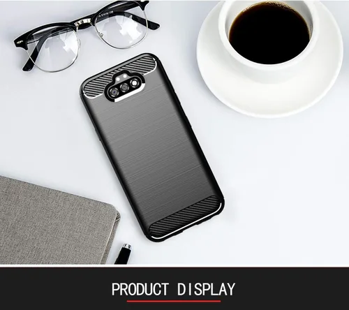 Vista 8 de Asuwish Compatible con LG K31/Phoenix 5/Fortune 3/Risio 4 Protector de pantalla de vidrio templado y accesorios de celda de silicona delgada de goma