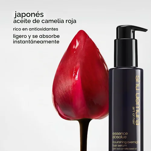 Vista 5 de shu uemura Essence Absolue Suero nutritivo para el cabello durante la noche oz ml