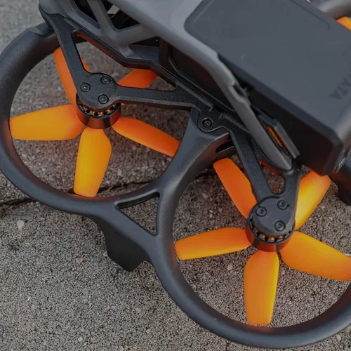 Vista 7 de DJI Avata Drone Propellers de repuesto para DJI Avata Drone Accesorios con tornillos (naranja, 8 piezas - 4 CW + 4 CCW)