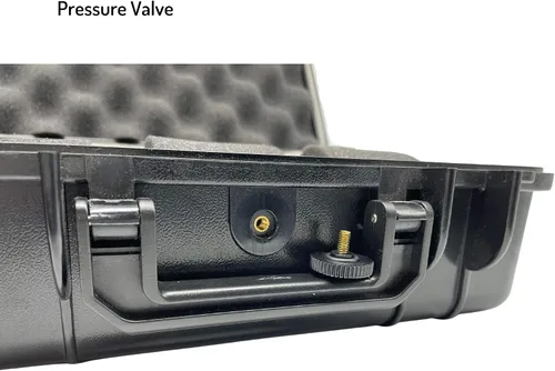 Vista 3 de ModernGen Caja de viaje precortada para reloj de 6 ranuras, resistente a los impactos, resistente al agua
