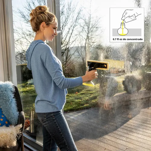 Vista 3 de Kärcher Concentrado de limpieza de vidrio 16.9 fl oz para aspiradora de ventana