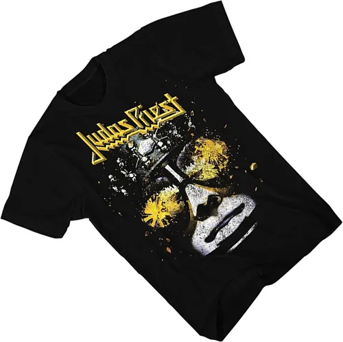 Vista 3 de Judas Priest - Camiseta clásica de rock para hombre