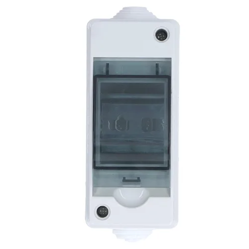 Vista 5 de Caja de protección de distribución de 8 vías, IP65 2 riel DIN impermeable, transparente, caja de conexiones de distribución para disyuntor de pared
