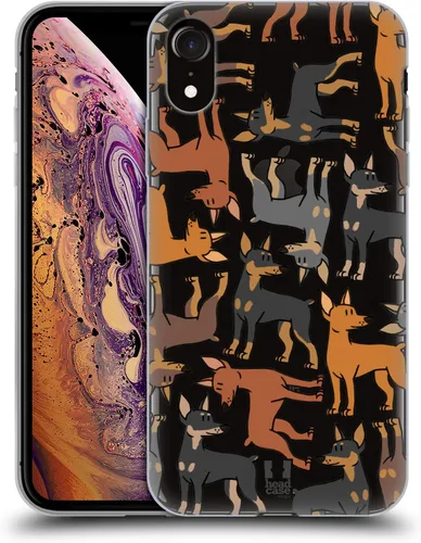 Vista 74 de Head Case Designs Airedale Terrier - Funda de gel suave con 4 patrones de razas de perro [protección de grado militar] compatible con Apple iPhone 7