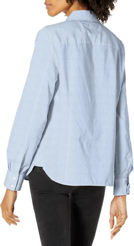 Vista 2 de Tommy Hilfiger Camisa con cuello de botón para mujer con mangas ajustables