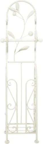 Vista 10 de Soporte Deco 79 de metal para papel higiénico, color blanco Crema