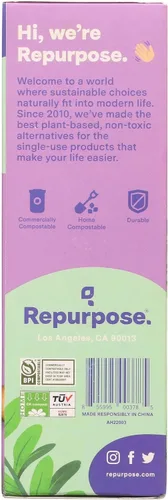 Vista 2 de Bolsas de cocina compostables reutilizables de 13 galones de alto, 12 CT