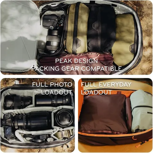 Vista 6 de Peak Design Mochila Travel Line 30L, Salvia, Mochila de viaje de 30 L