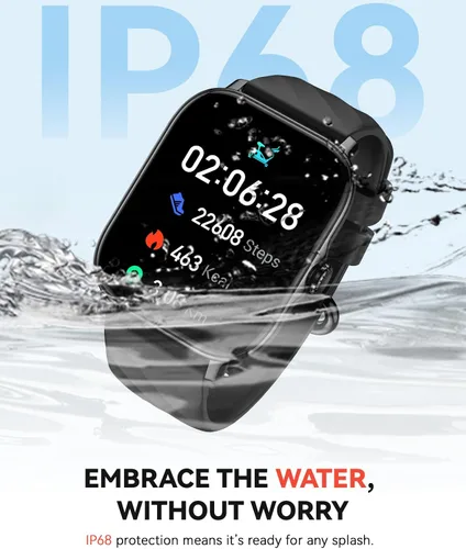 Vista 7 de Relojes inteligentes rastreador de actividad física para hombres y mujeres con contador de pasos, monitor de sueño y calorías, podómetro