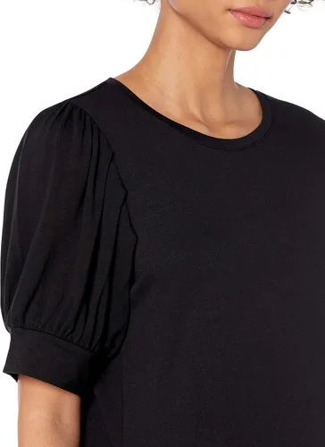 Vista 3 de Daily Ritual Vestido de manga corta abombada de toalla supersuave para mujer