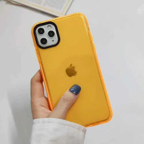 Vista 4 de Funda transparente suave compatible con iPhone 11 Pro Max, con protección a prueba de golpes, resistente y delgada, de goma suave que absorbe