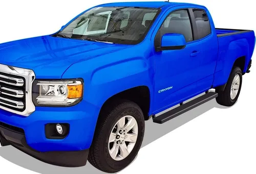 Vista 6 de APS Estribos (barras Nerf barras de escalón lateral) compatibles con Chevy Colorado GMC Canyon 2015-2022 Extended Cab