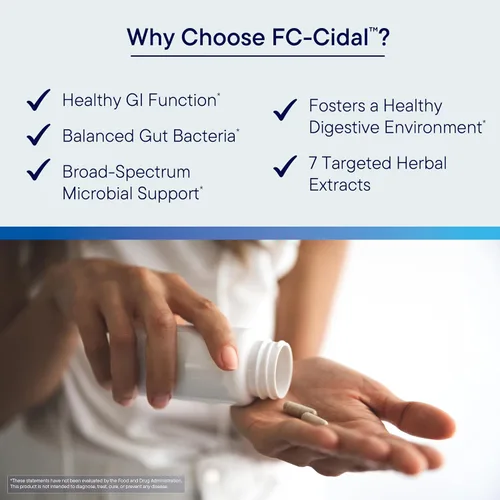 Vista 5 de Biotics investigación, fc-cidal 100 ccapsules